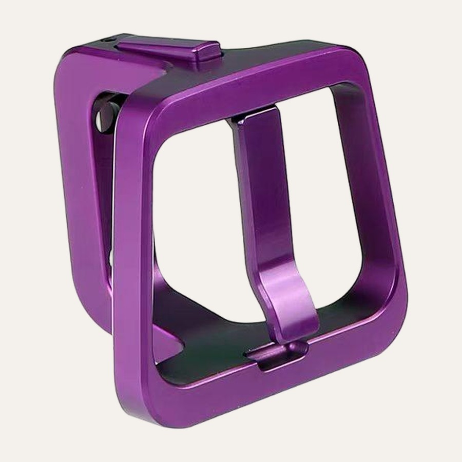 Purple anodized carrier block